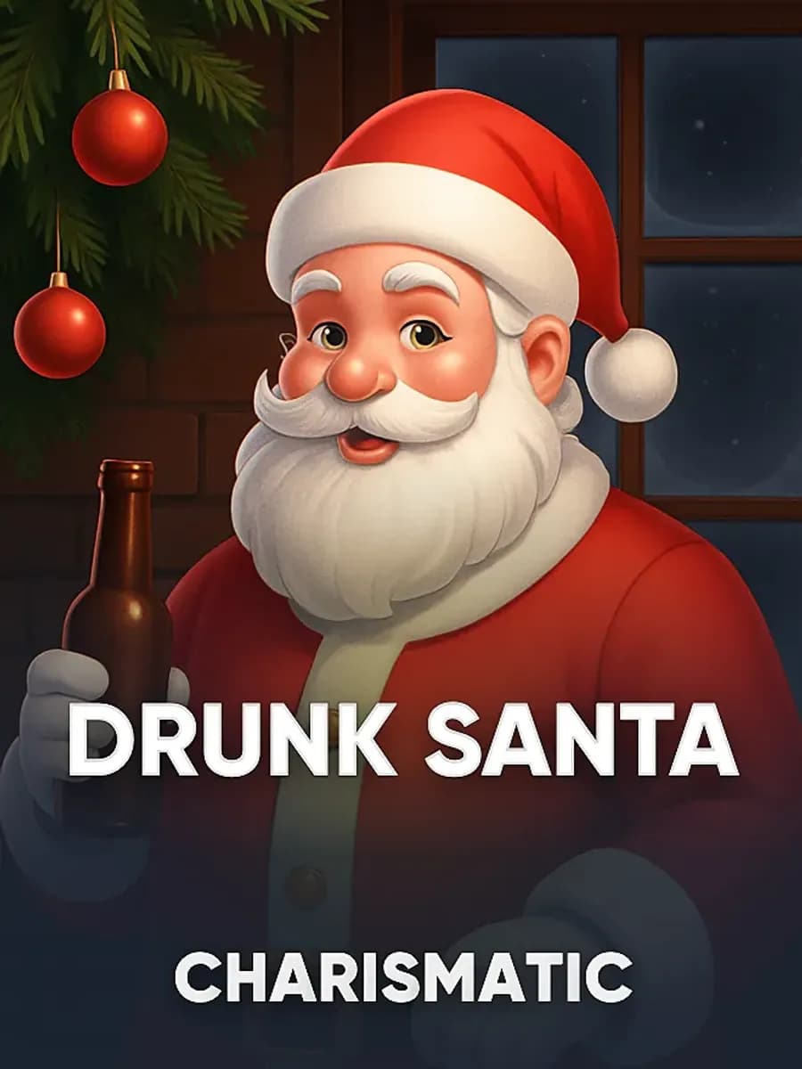 Drunk santa