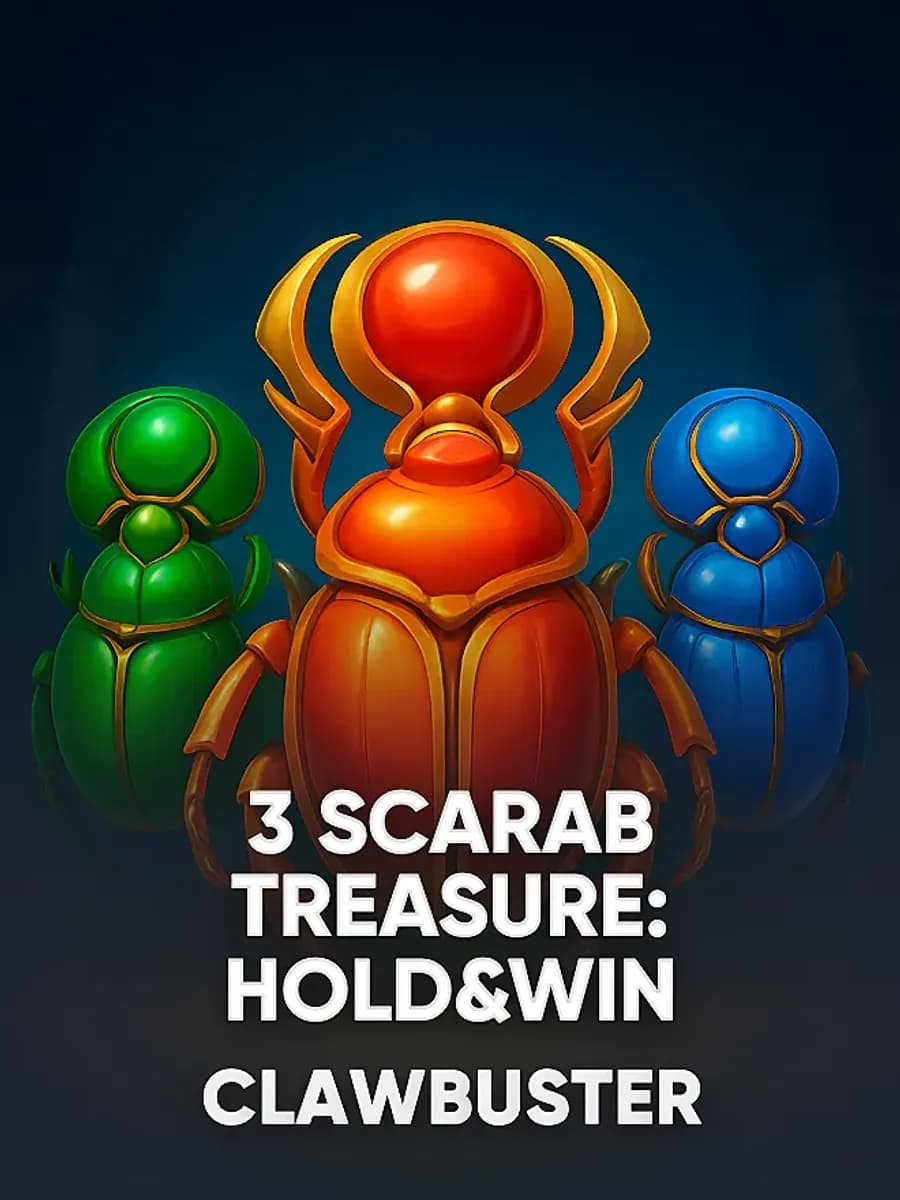3 Scarab Treasure: Hold&Win