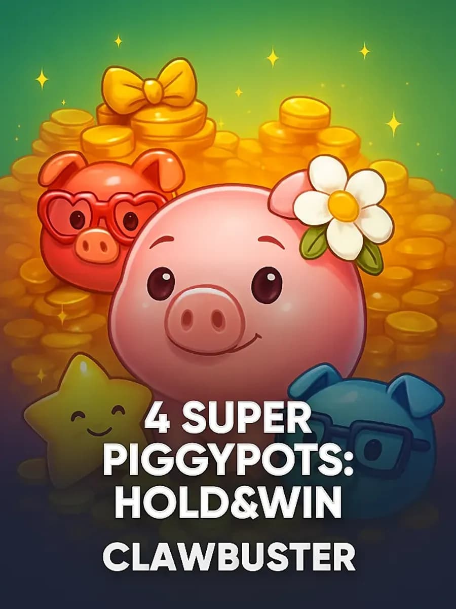 4 Super Piggypots: Hold&Win