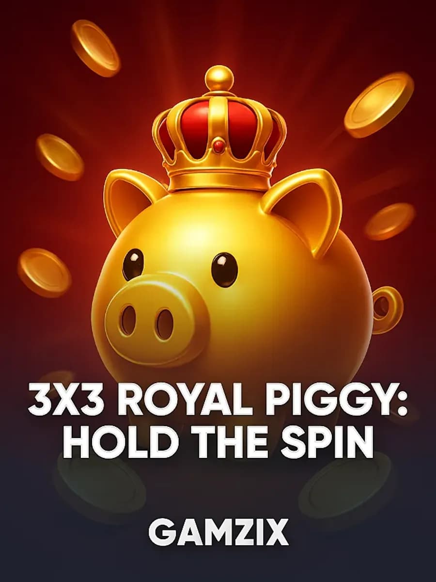 3x3 Royal Piggy: Hold the Spin