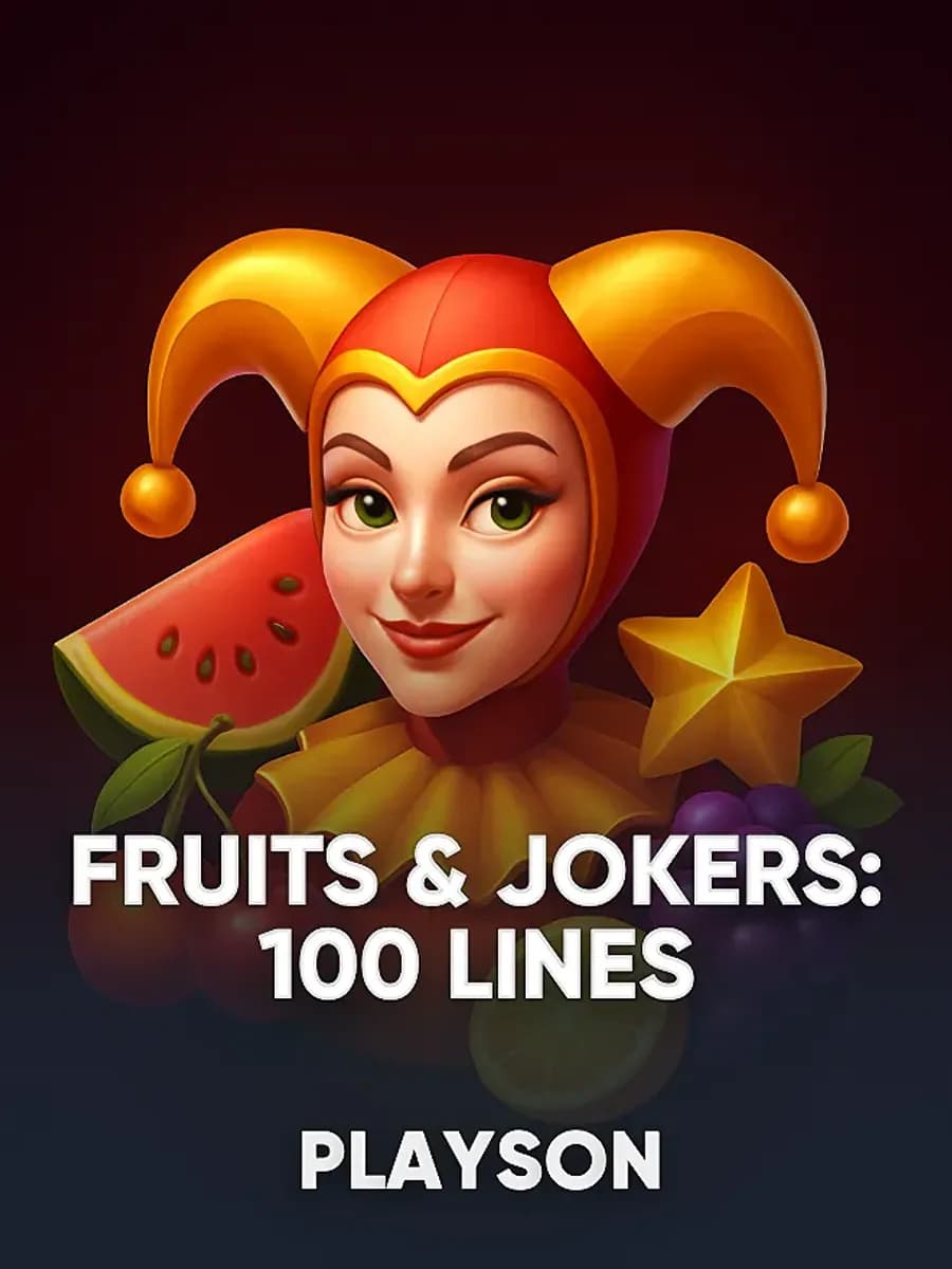 Fruits & Jokers: 100 Lines