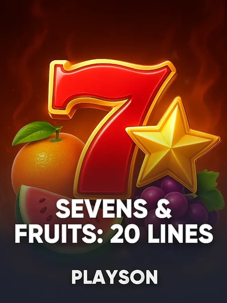 Sevens & Fruits: 20 lines