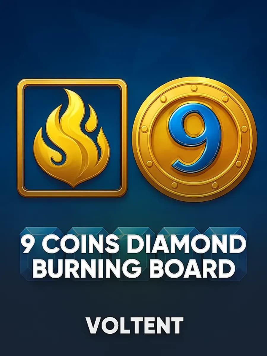 9 Coins Diamond Burning Board