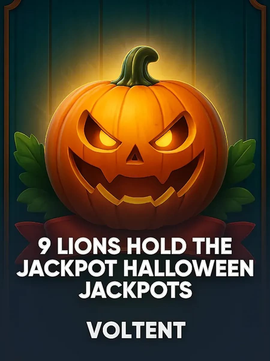 9 Lions Hold the Jackpot Halloween Jackpots