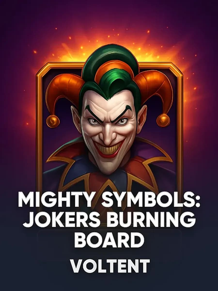 Mighty Symbols: Jokers Burning Board